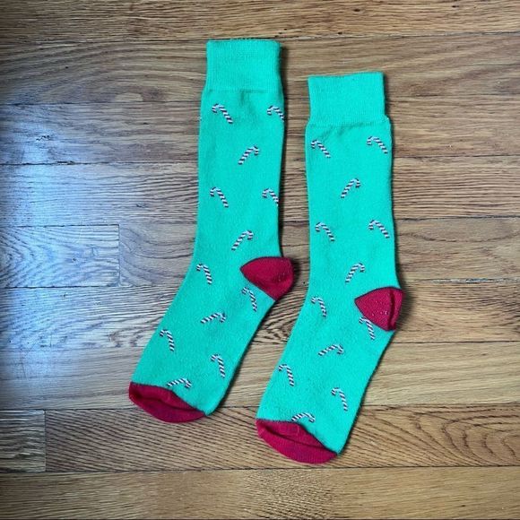 Candy Cane Christmas Socks - Picture 3 of 3